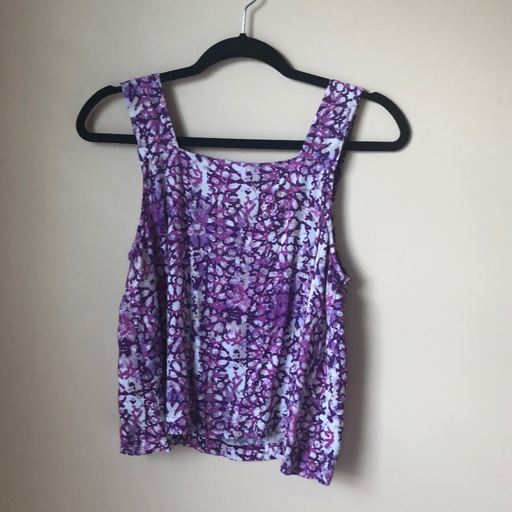 Pattern Crop Top